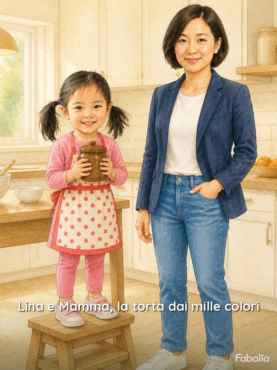 Copertina · Lina e Mamma, la torta dai mille colori