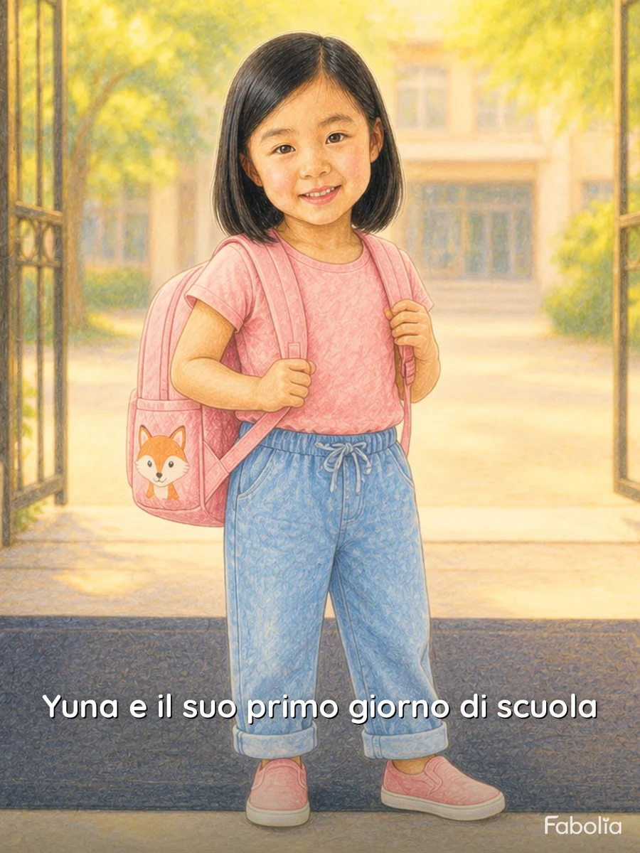 Copertina · Yuna e il suo primo giorno di scuola